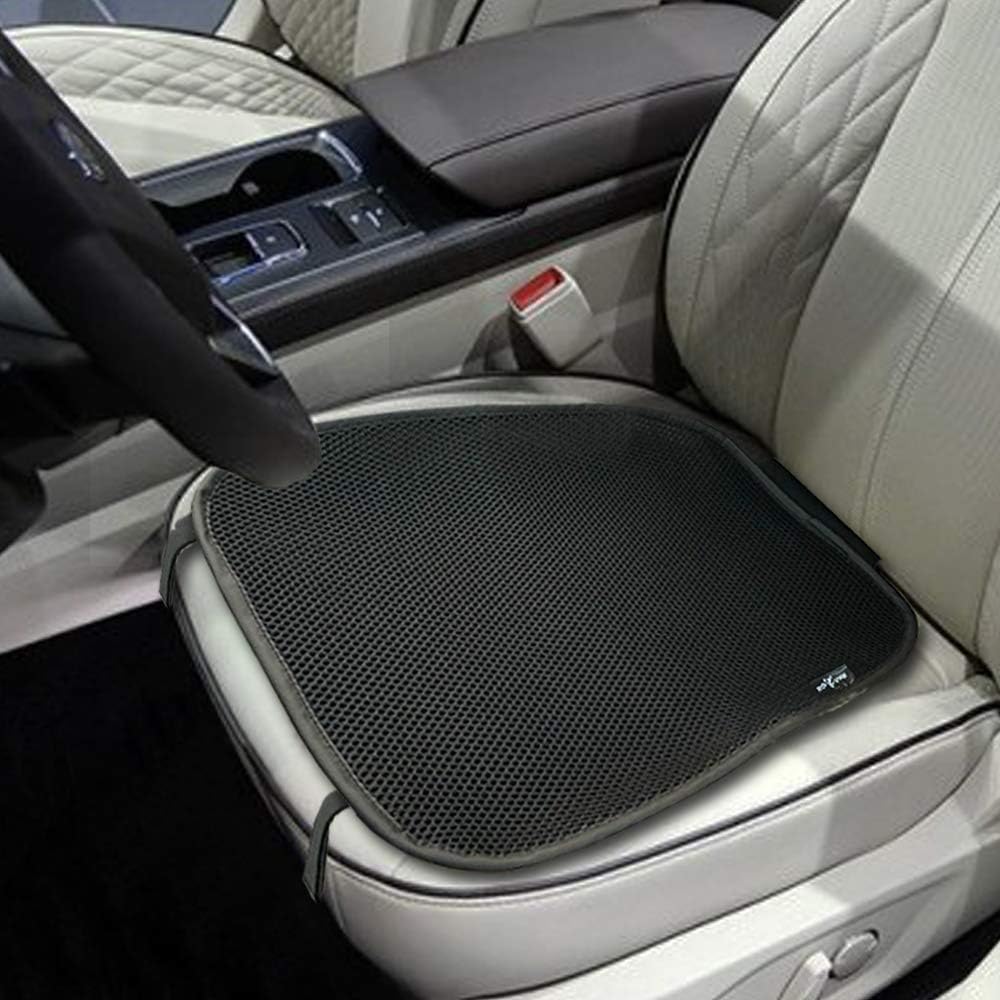 Amazon Big Ant 通気性カーシートクッション 3d立体構造 腰楽クッション 座布団 体圧分散 通気性 蒸れない 熱発散 オフィス 車 椅子 自宅用 4シーズン対応 ブラック シートクッション 車 バイク