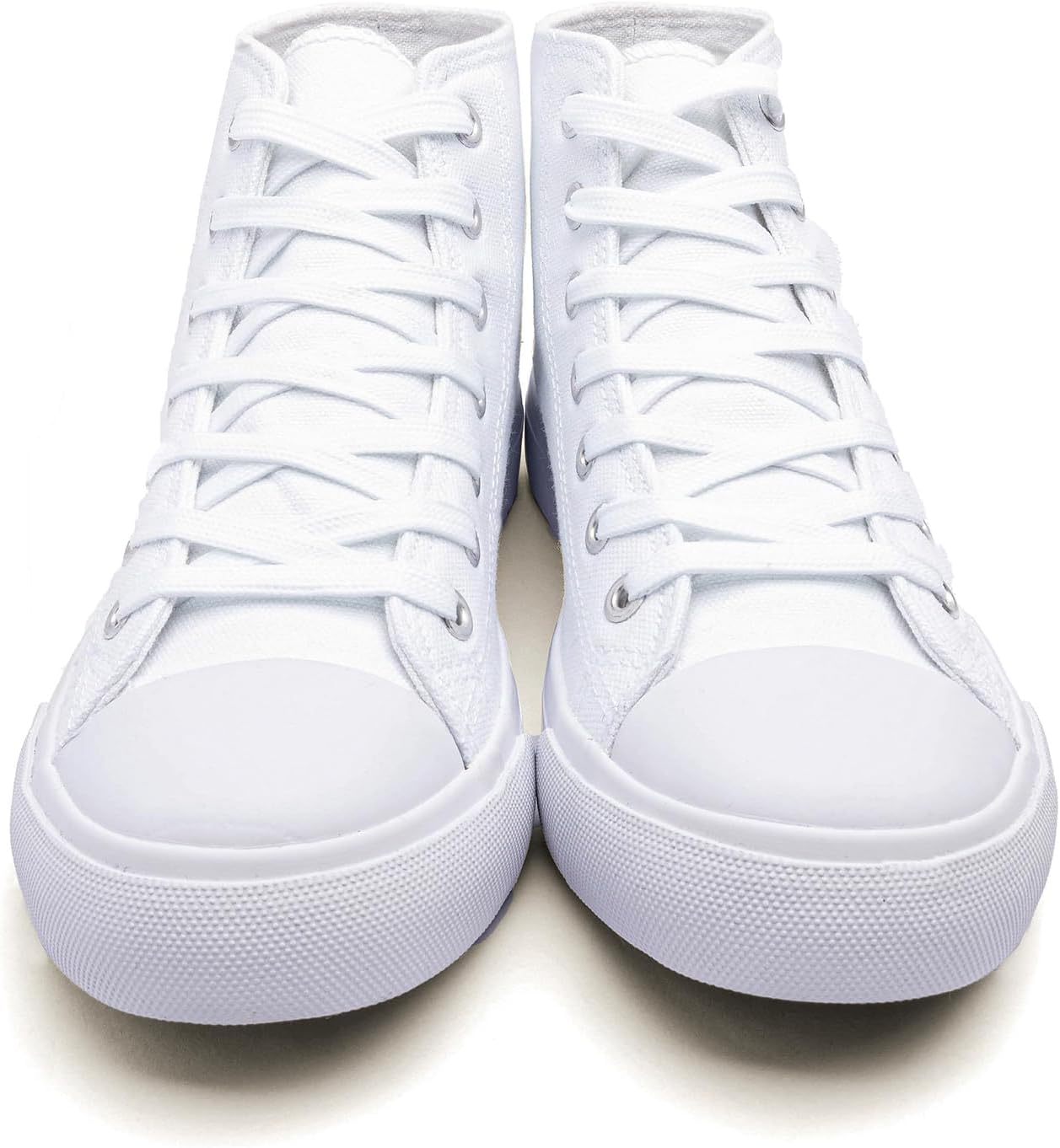 Women's High-Top Canvas Sneakers – Classic Lace-Up Casual Shoes with Extra Shoelaces – Comfortable, Stylish, and Durable - Image 5