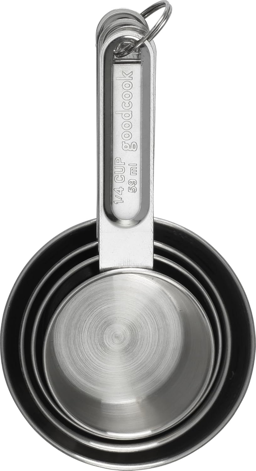 GoodCook Everyday Measuring Cups Stainless Steel