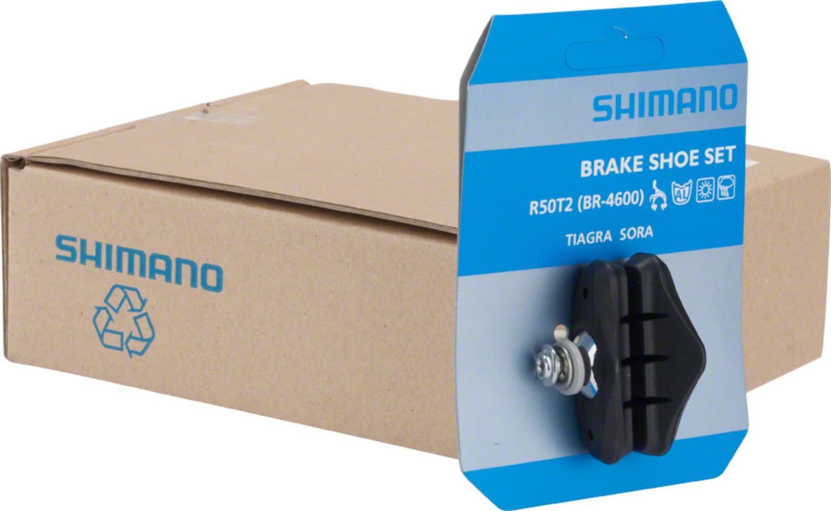 Amazon.com : Shimano Br-4600 R50T2 Brake Shoes, 5 Pairs : Bike