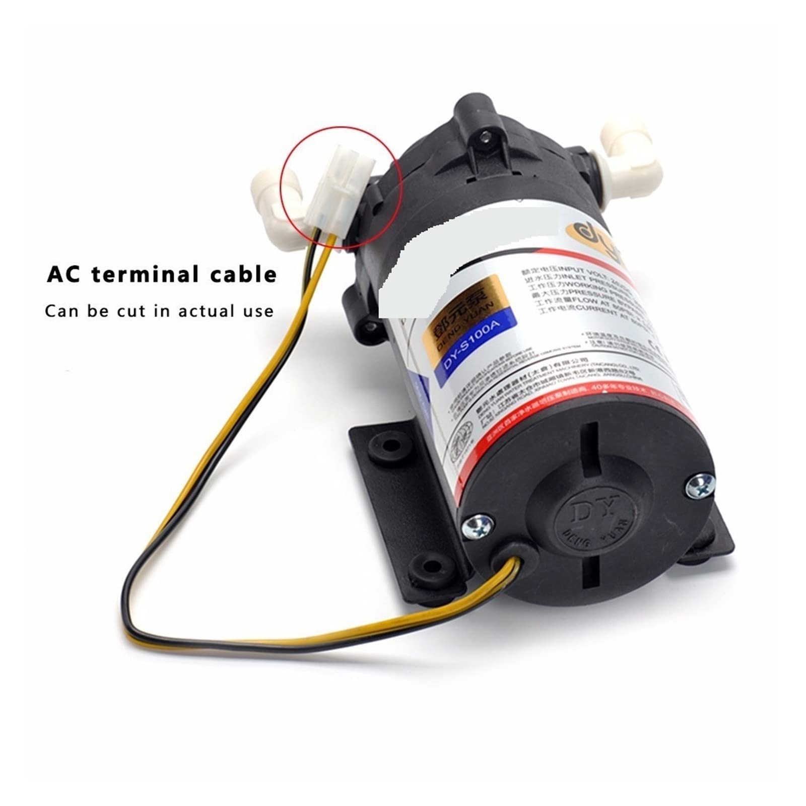 Piezas de filtro de agua DC24V 80PSI bomba de refuerzo de filtración de agua 75 purificador de agua máquina de ósmosis inversa bomba autocebante(75G Booster)