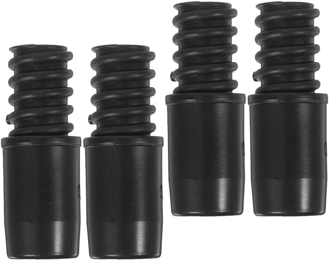 BETOOKY 4pcs Threaded Tip Repair Kit for Extension Pole Adapter, Handle Threaded End Replacement Compatible 22mm Metal Rods, Suitable for Broom and Mop Handles in Household Cleaning Tools