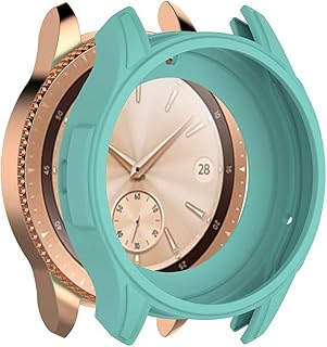 Protective Case Cover Fit Samsung Galaxy Watch (42mm) Case, Shock-Proof Shatter-Resistant Protector Bumper Sleeve Cover for Galaxy Watch (42mm) SM-R810 2018 (Green)