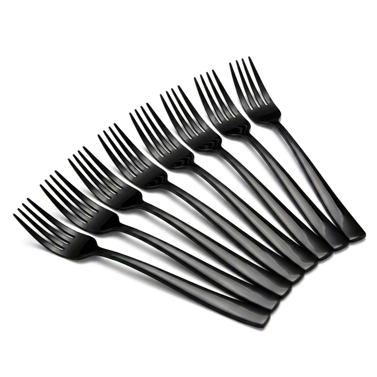 8-Piece Dinner Forks Set, Food Grade Stainless Steel Silverware Fork, Flatware Forks Use for Home, Kitchen, Restaurant, Dishwasher safe - 8.1 Inches — Amazon image 10