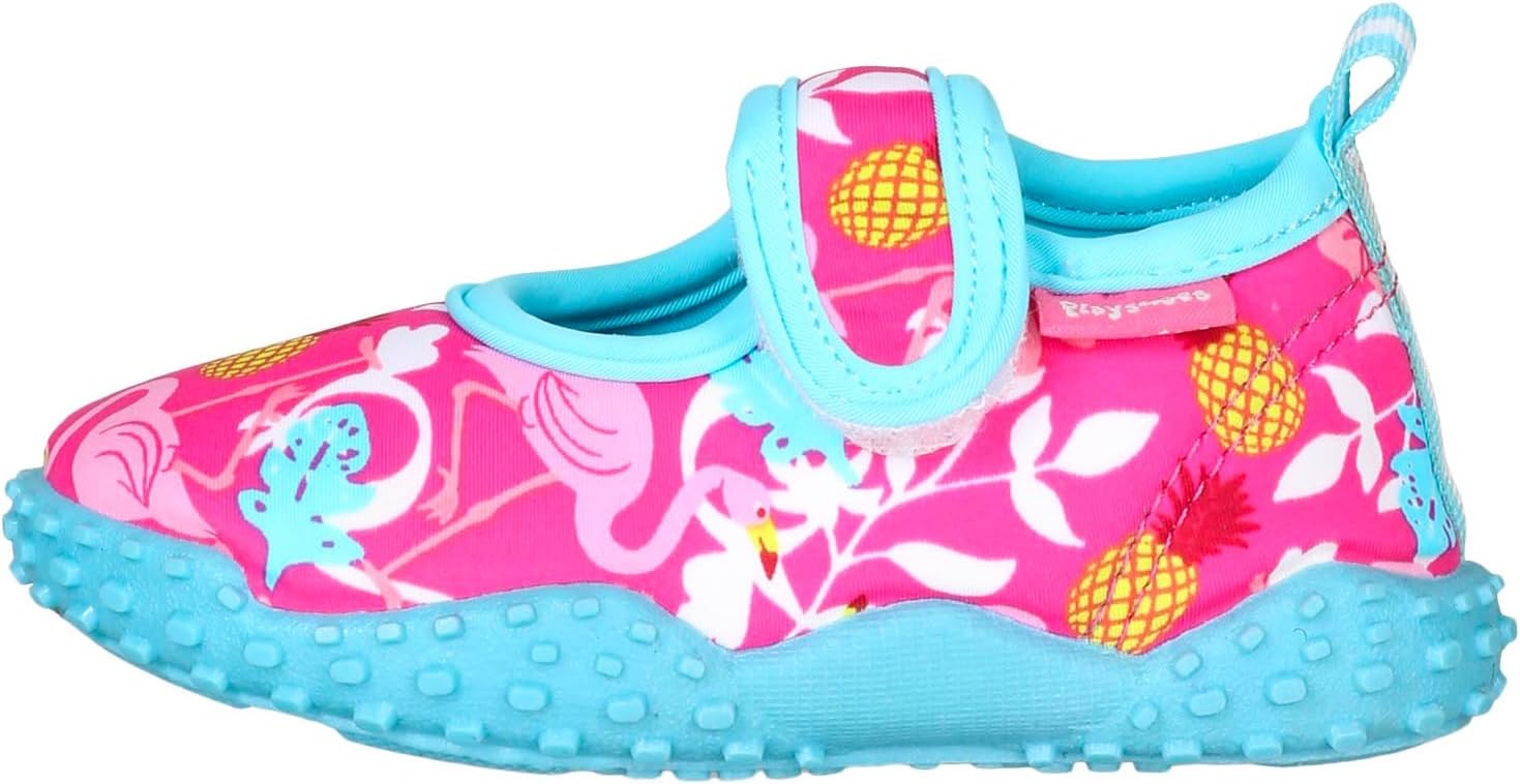 Playshoes Mixte Enfant Aqua-Schuh Flamingo