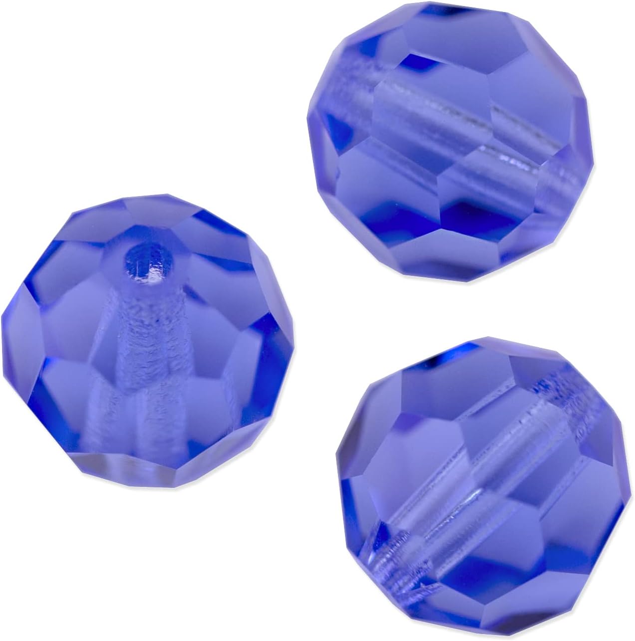 Preciosa Crystal Round Bead 4mm Sapphire (Package of 20)
