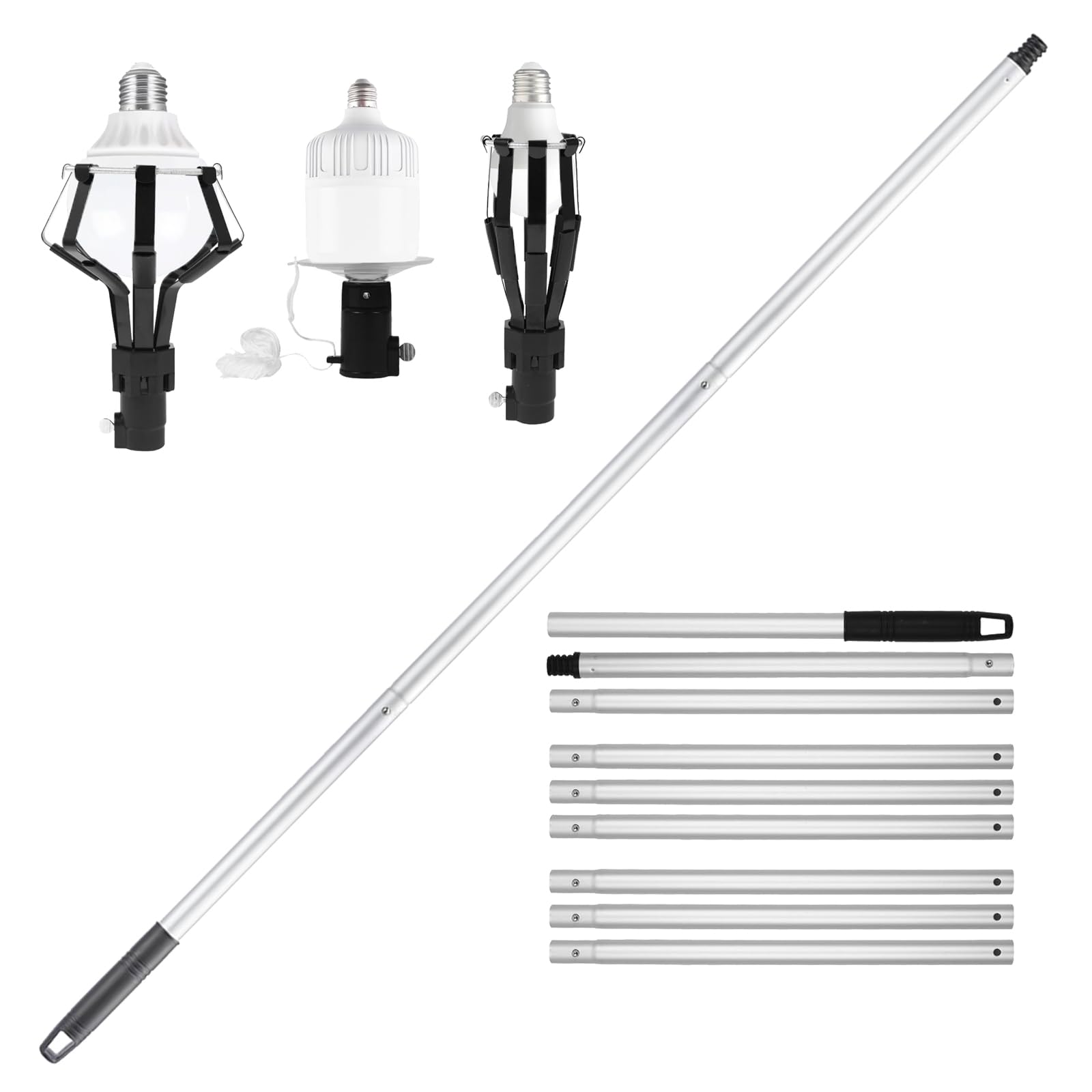 Changeur d'ampoule pour haut plafond sans échelle : sécurisez vos lampes à vis