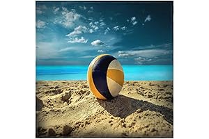 Volleyball Beach Cloth Napkins: Decorate Your Table with Sportsmanship