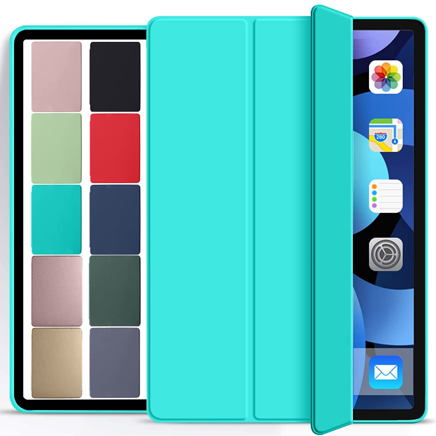 DuraSafe Cases iPad 5 2017 / iPad 6 2018-9.7 Inch MP242HN/A MP252HN/A MPGA2HN/A MRM52HN/A MR702HN/A MR6Y2HN/A Protective Durable Shock Proof Supportive Magnetic Dual Angle Stand Cover - Green (B07BJHB7TZ) Amazon Price History, Amazon Price Tracker