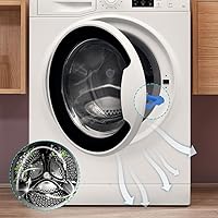 Vista 7 de Soporte para Puerta de Lavadora, Accesorio para Máquinas de Lavado de Carga Frontal que Mantiene la Puerta Abierta y Seca, Forma de Boca con Imán