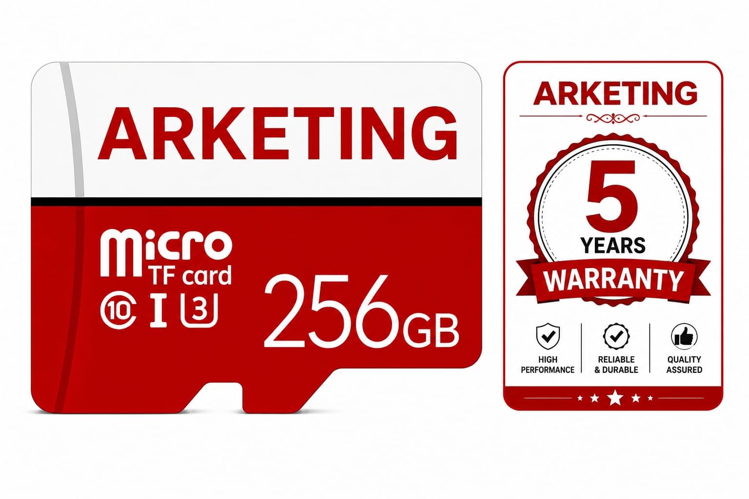 ARKETING 256GB Micro TF Card, Class 10 U3 4K HD U3 | High-Speed Storage, UHS-I Speed Class, Wide Compatibility, Compact Form Factor, U3 Video Rating-picture-18