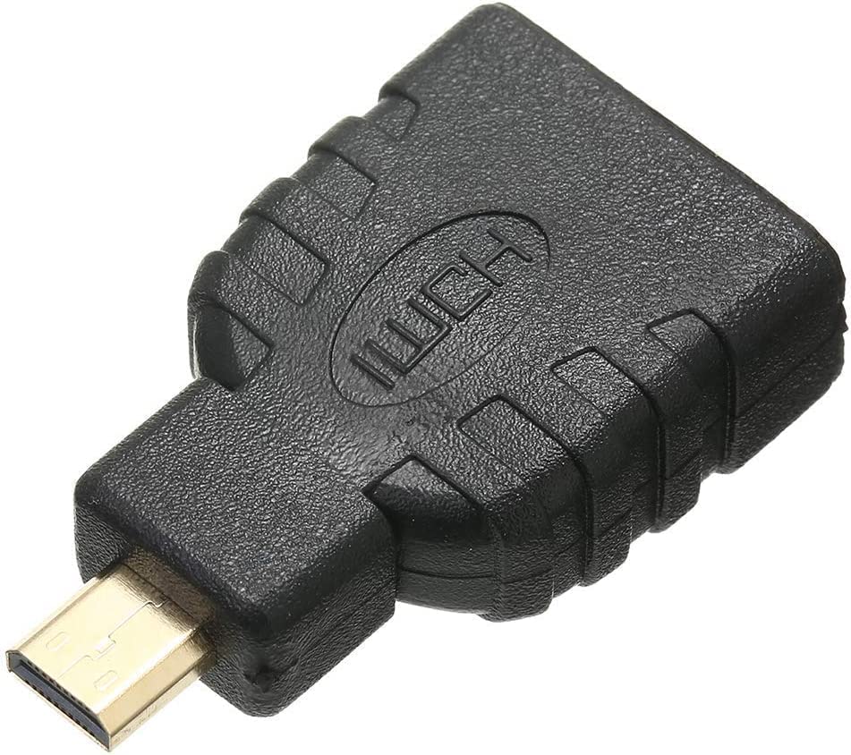 BLACKBOOST Micro HDMI to HDMI Adapter Type D Male to Female Coupler, Gold Plated Connector Converter for Camera, DSLR, Raspberry Pi 4, Tablet, Laptop, TV, Monitor, Projector, Black-image-36