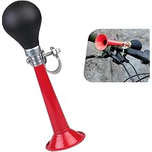 Bike Horn, Retro and Easy-to-Install Metal Squeeze Style Handlebar Speaker, Plug & Play High-Volume Handlebar Horn, Universal for Most ATVs, Bicycles, Mountain Bikes