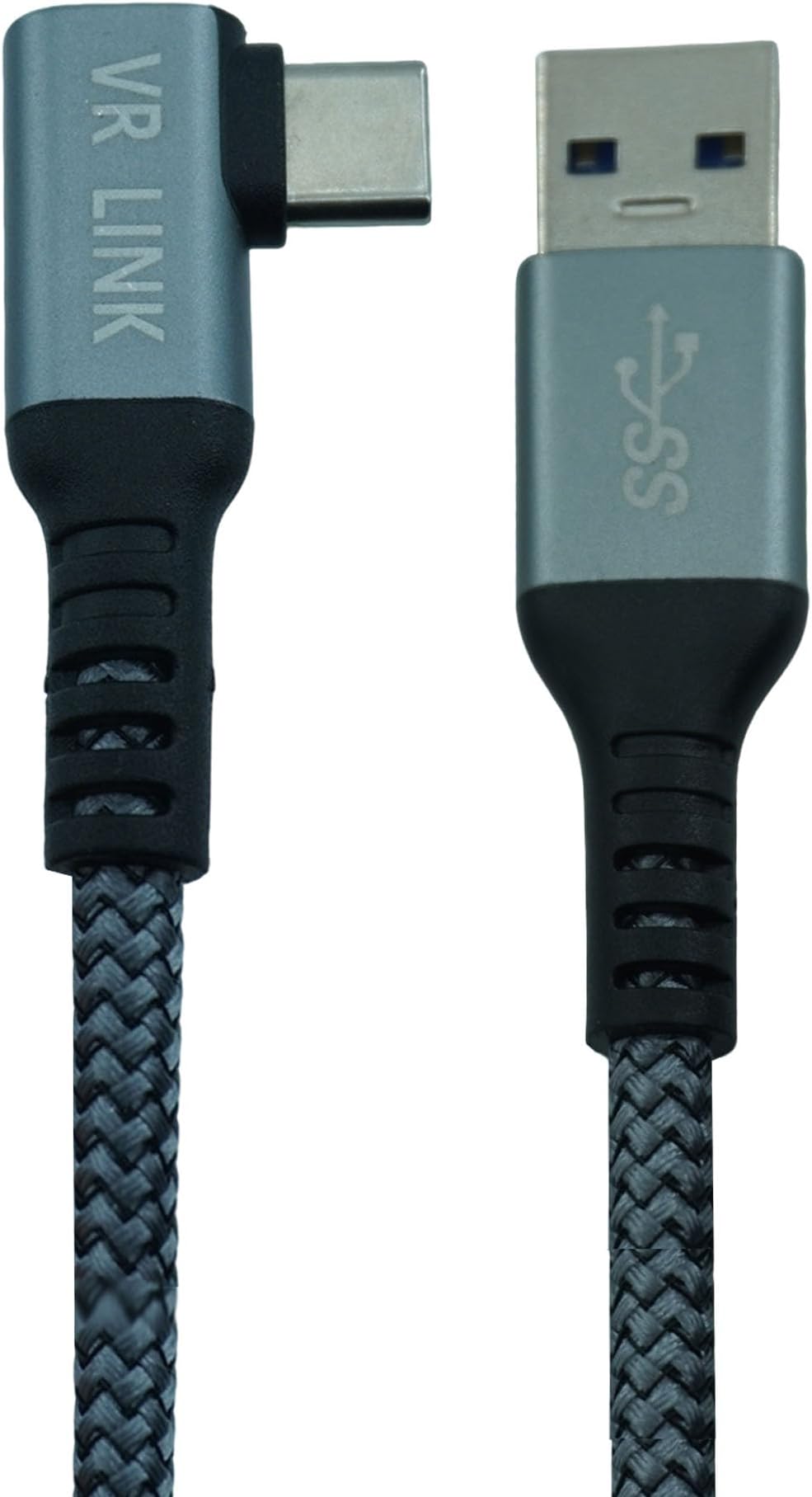- VR Link Cable Compatible with Meta/Oculus Quest 3/2/1/Pro Accessories and PC/Steam VR, High Speed Data Transfer & Durable Nylon Braided, USB to USB C Cable for VR Headset and PC Gaming