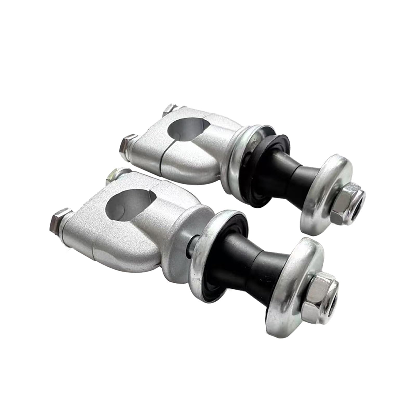 NADCFN Universal 7/8'' 22mm Aluminum Motorcycle Handlebar Risers Mount Clamps Handlebar Riser(Black)