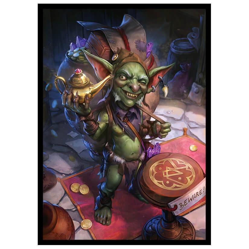 Amazon.com: Fantasy North - Pik - Goblin Treasure Hoarder - 100 Smooth  Matte TCG Trading Card Sleeves - Fits Magic MTG Commander Pokemon and Other  Card Games