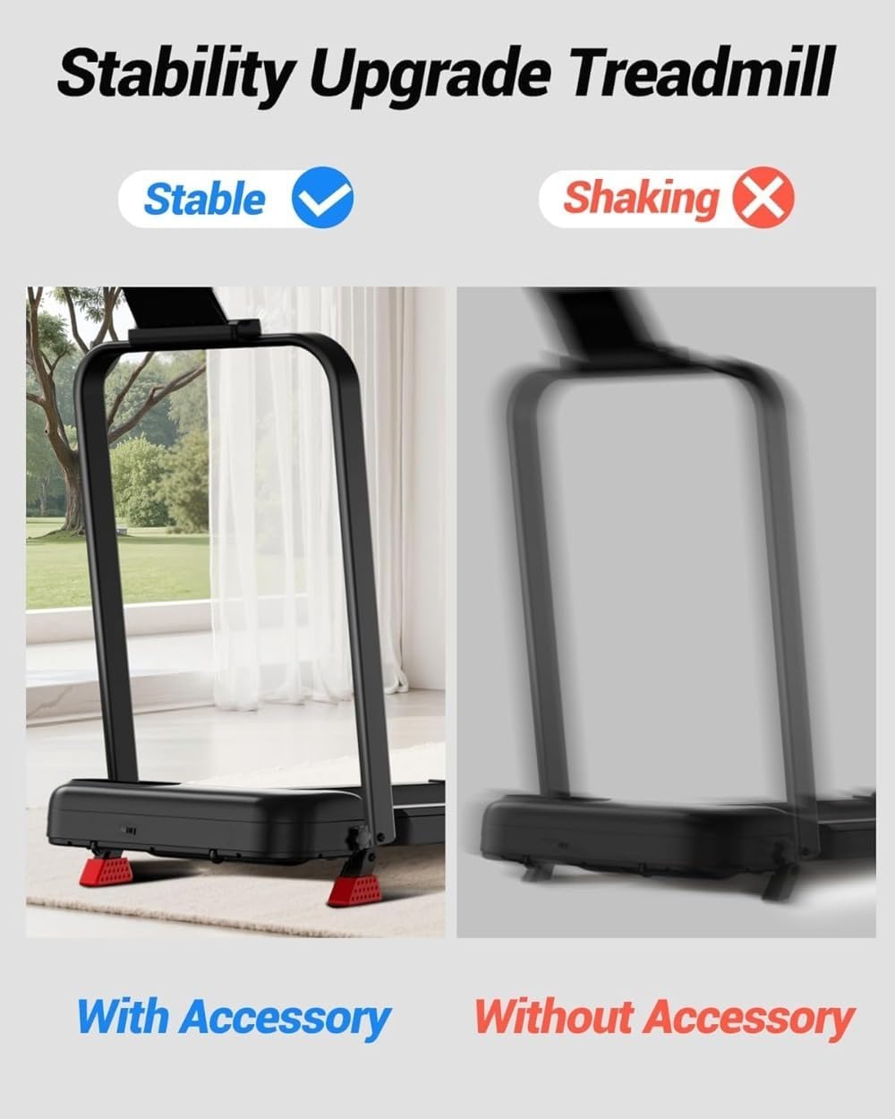 Walking Pad with 15% Incline 0.6-6.2MPH 2.5HP Foldable Portable Treadmill Compact Walking Pad 300LBS with Remote Control