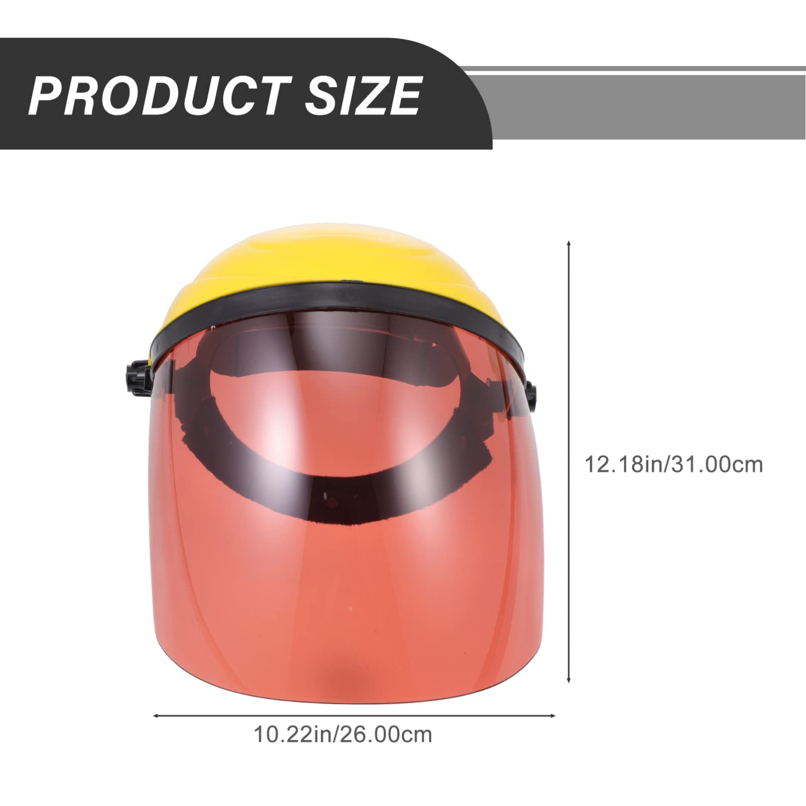 TEHAUX Grinding Face Mask Welding Safety Face Cover Sturdy Material Adjust Angle Comfortable for Welding Automotive Construction Mining