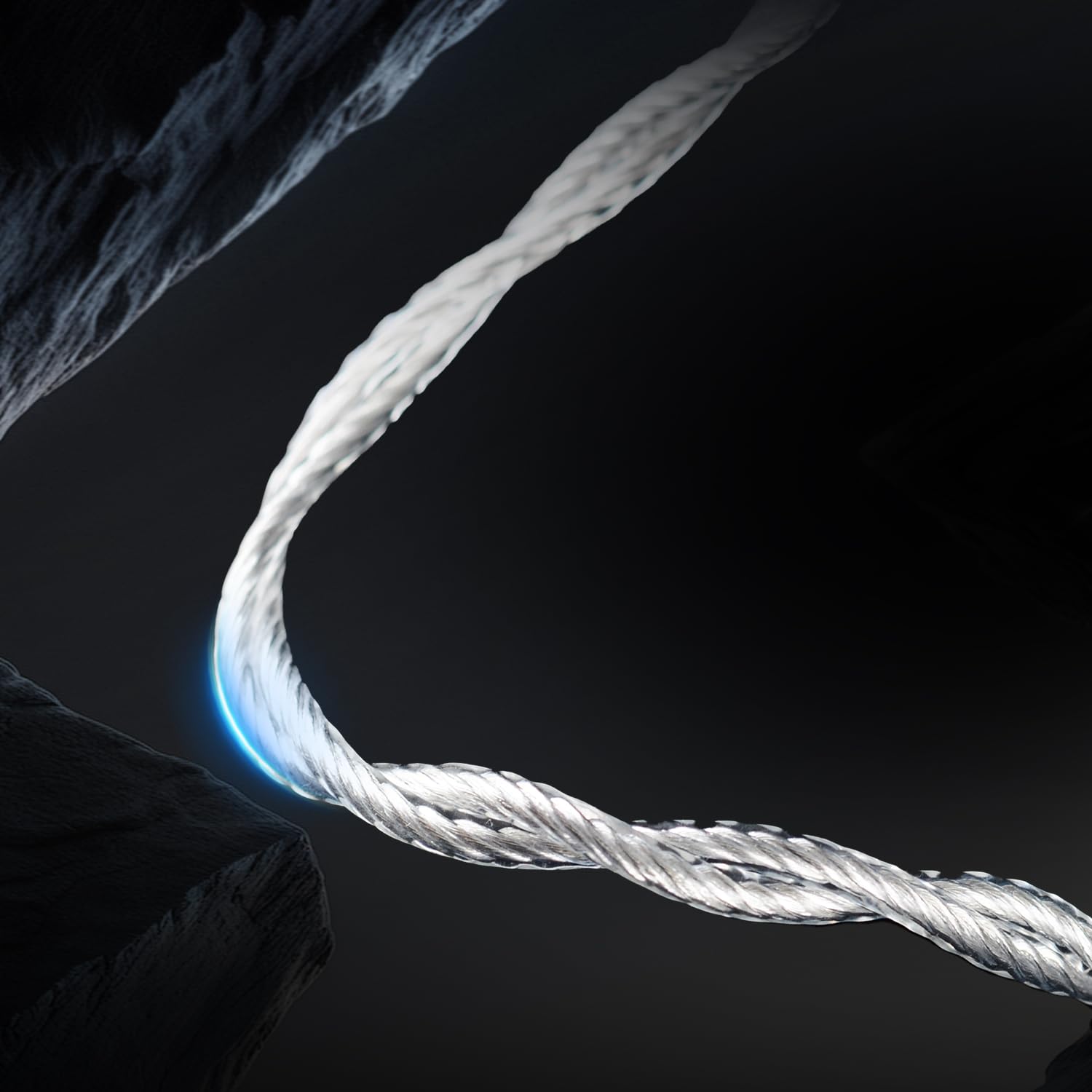 Cable de actualización de audio para auriculares HiFi, 8N, chapado en plata, 1,3 m, cable IEM para audiófilo, músico, baterista, enchufe de 3,5 mm (0,78 mm, 2 pines, 1,3 m)