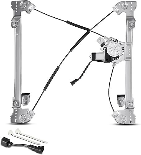 YHTAUTO Regulador de Ventanilla Eléctrico Delantero del Lado del Conductor con Conjunto de Motor de 2 Pines para Ford F-150 2004-2008, Cabina