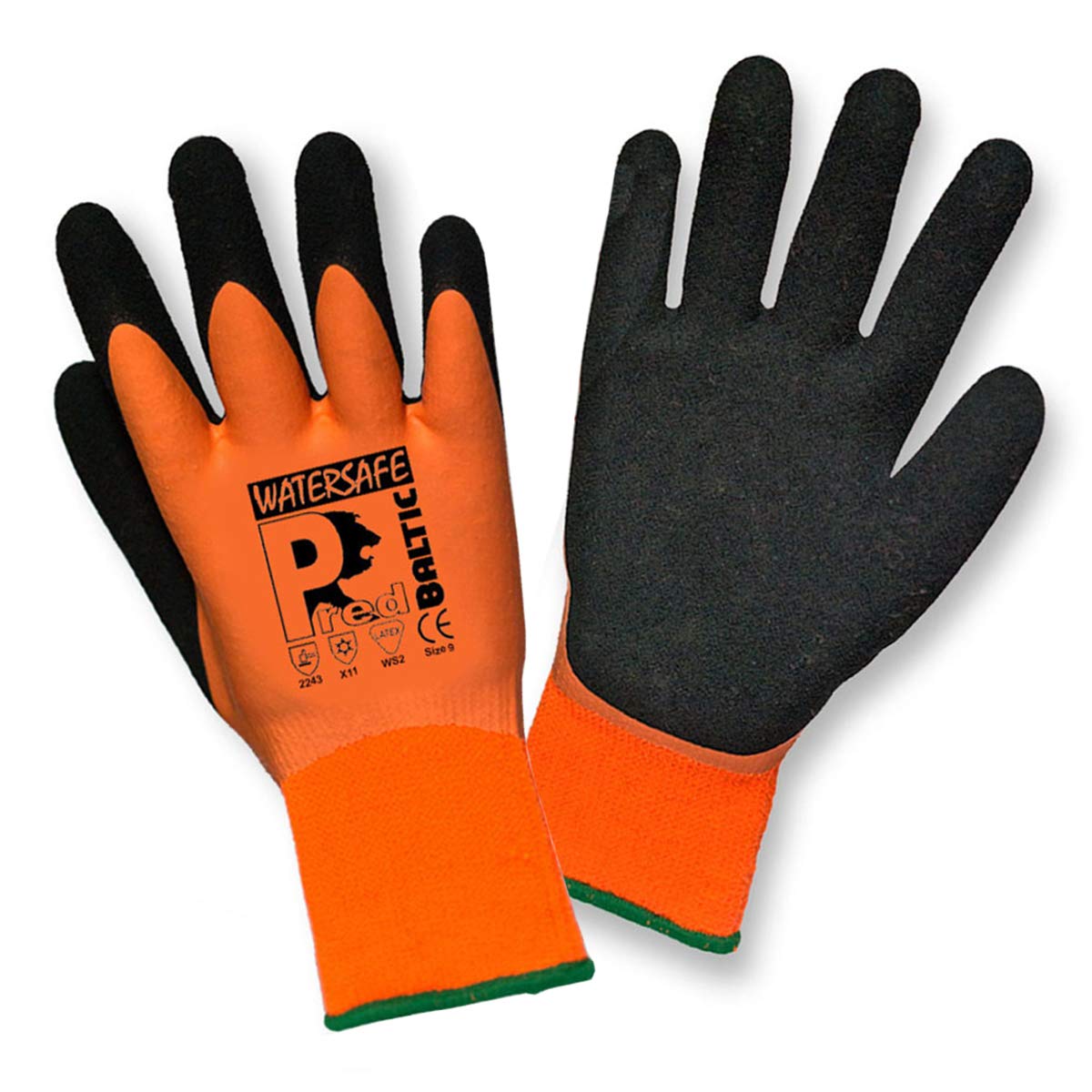 PRD (5 PAIRS) Predator Baltic Thermal Gloves Waterproof Cold Store Grip Glove 9/L