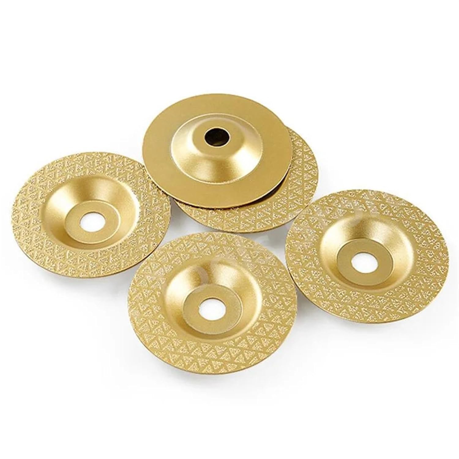 1PC/3PCS 45/60/100# Brazed Diamond Star Bowl Grinding Plate Wet Dry Use Marble Granite Trimming Angle Grinder Polishing Disc(45 grit)