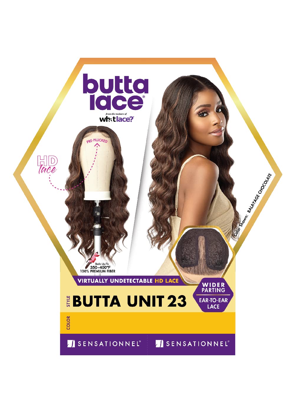 Amazon.com : Sensationnel Butta Lace Wigs - Unit 23 Extra  display picture 3