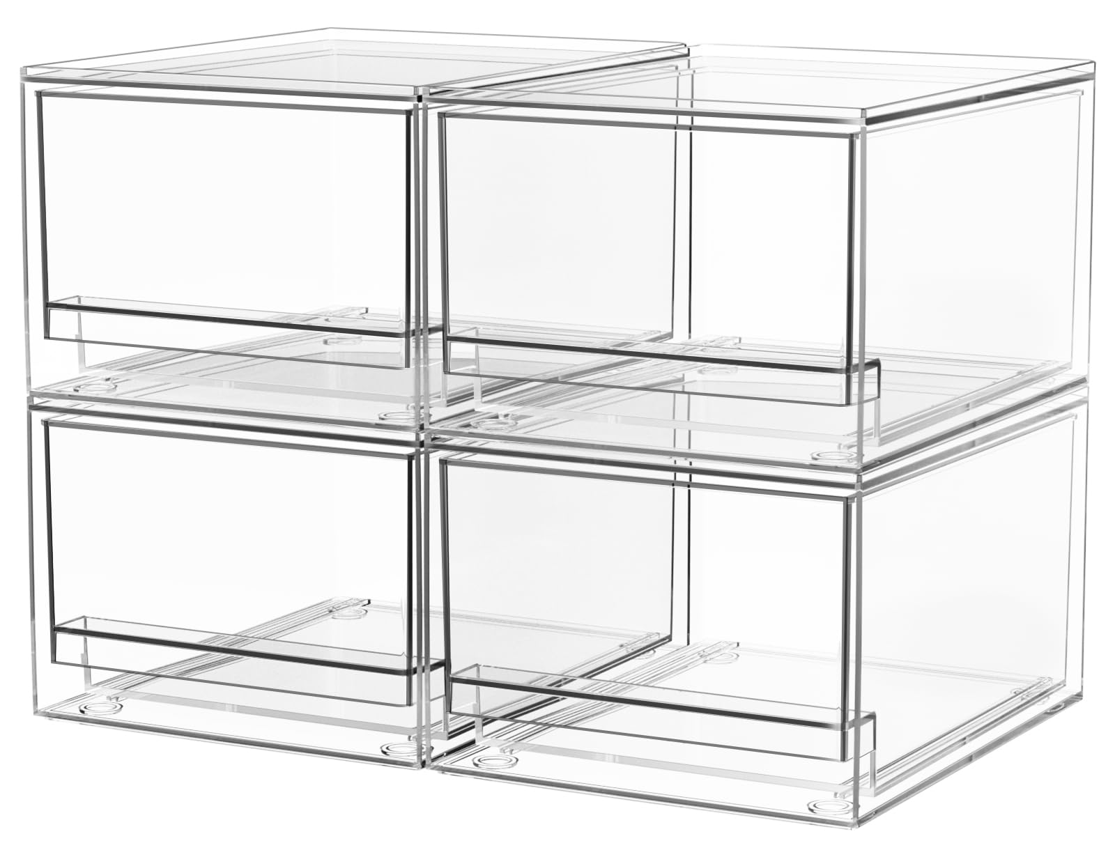 A-LuGei ?????????????????? Acrylic Stackable Drawers, 7.5