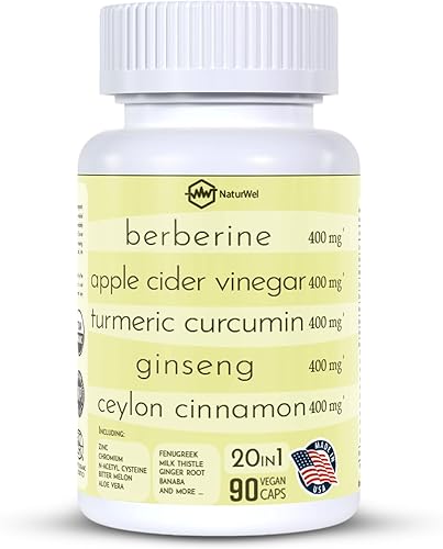 Ceilán Canela Ginseng Berberina Cúrcuma Vinagre de sidra de manzana Cromo Zinc N-acetil cisteína Cardo mariano Cayena Banaba Fenogreco Gymnema