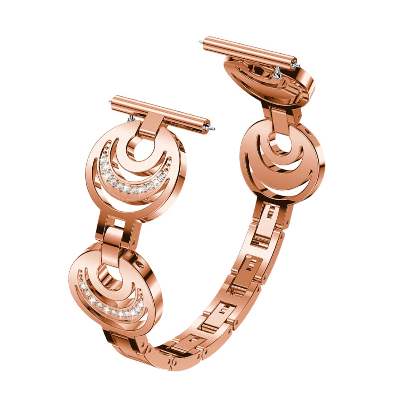 Housoutil Montre Bracelet De Remplacement 3 Pièces Bracelet De Montre En Cristal Bracelets De Bracelet De Bling Bracelet Bande De Intelligente Métal Accessoires