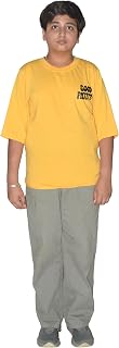 Brink Half Sleeve Round Neck T-Shirts for Boys (Code - X114) Yellow Price In India