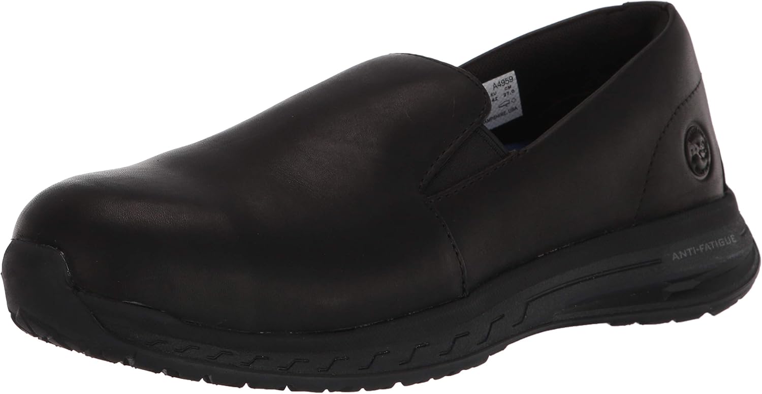 Timberland PRO Women's Drivetrain Slip-On Alloy Safety Toe Black,12
