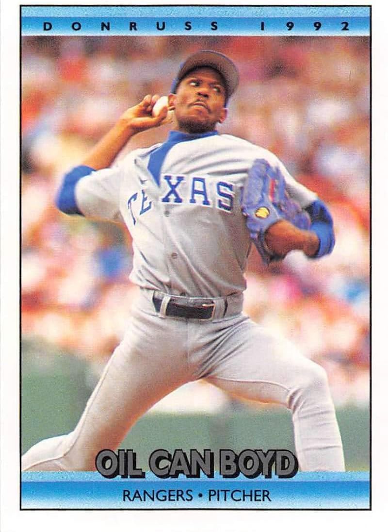 Baseball MLB 1992 Donruss 447 Oil Can Boyd 447 NM Rangers