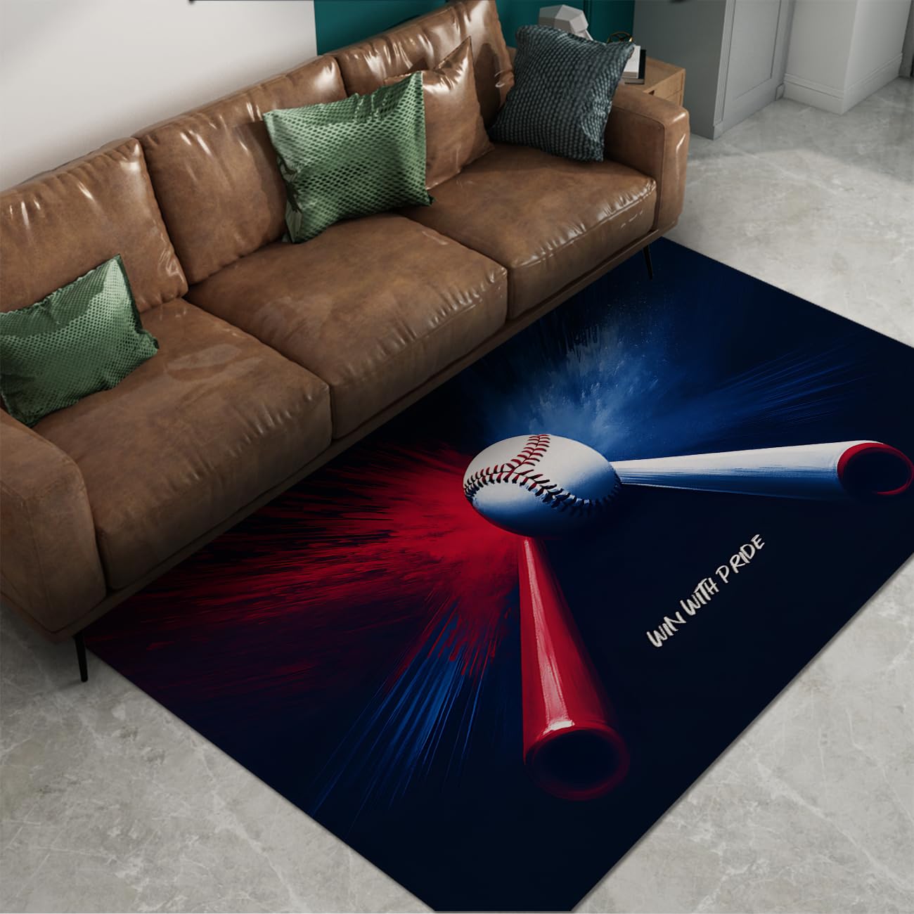 Dywaniki w stylu industrialnym motywacyjny cytat projekt siłowni Przytulny dywan z krótkim włosiem do sypialni salon sala fitness pranie w pralce 140 x 200 cm