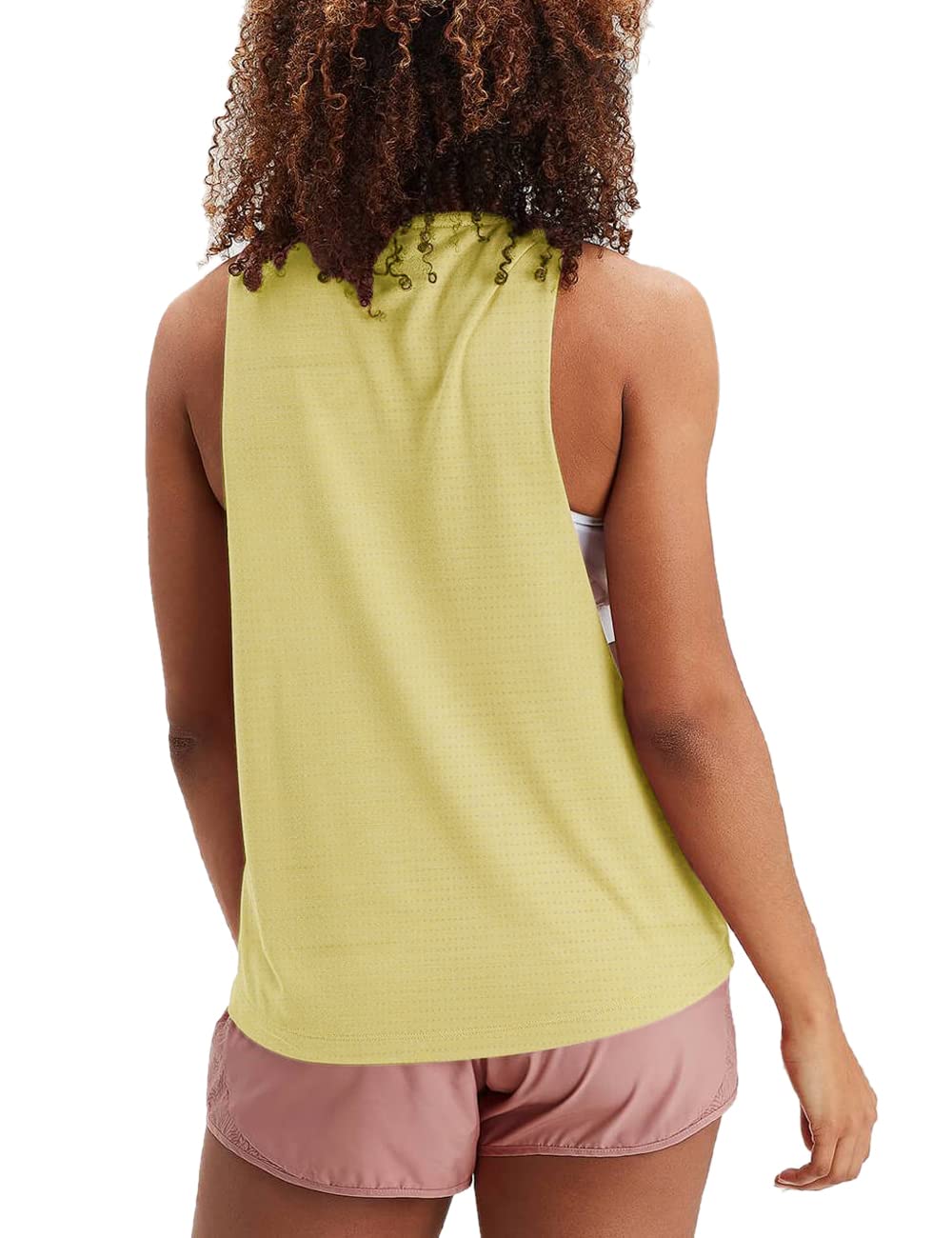 Donna Allenamento Fitness Canotte Ritagliato Senza maniche Palestra Yoga Corsa Atletico Camicie