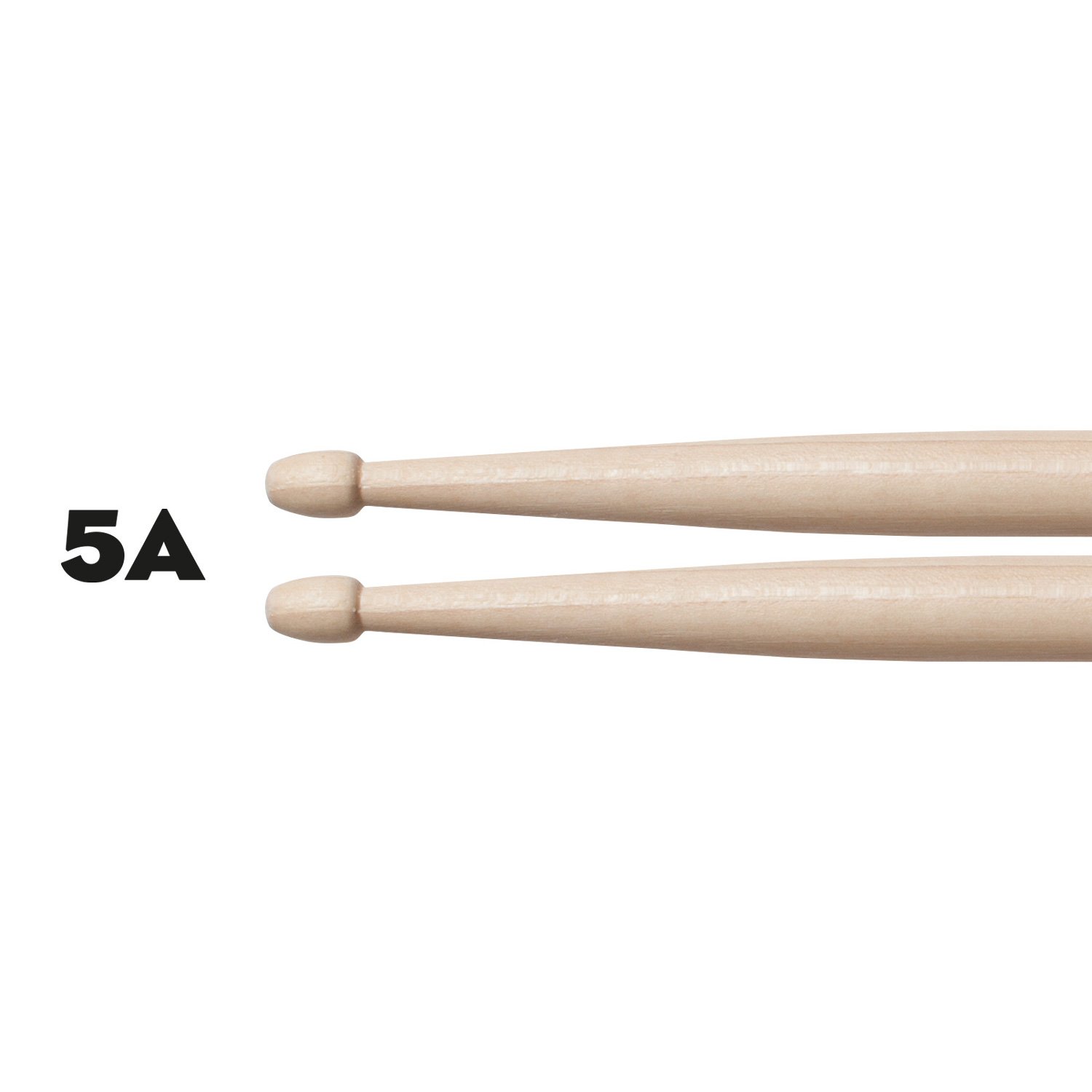 CASCHA Drumsticks 5A American Hickory - 12 Paar hochwertige Drum Sticks aus robustem Hickory-Holz - ausgewogener Schwerpunkt für optimale Kontrolle - Länge 407 mm - Schlagzeug Sticks 24 Stück
