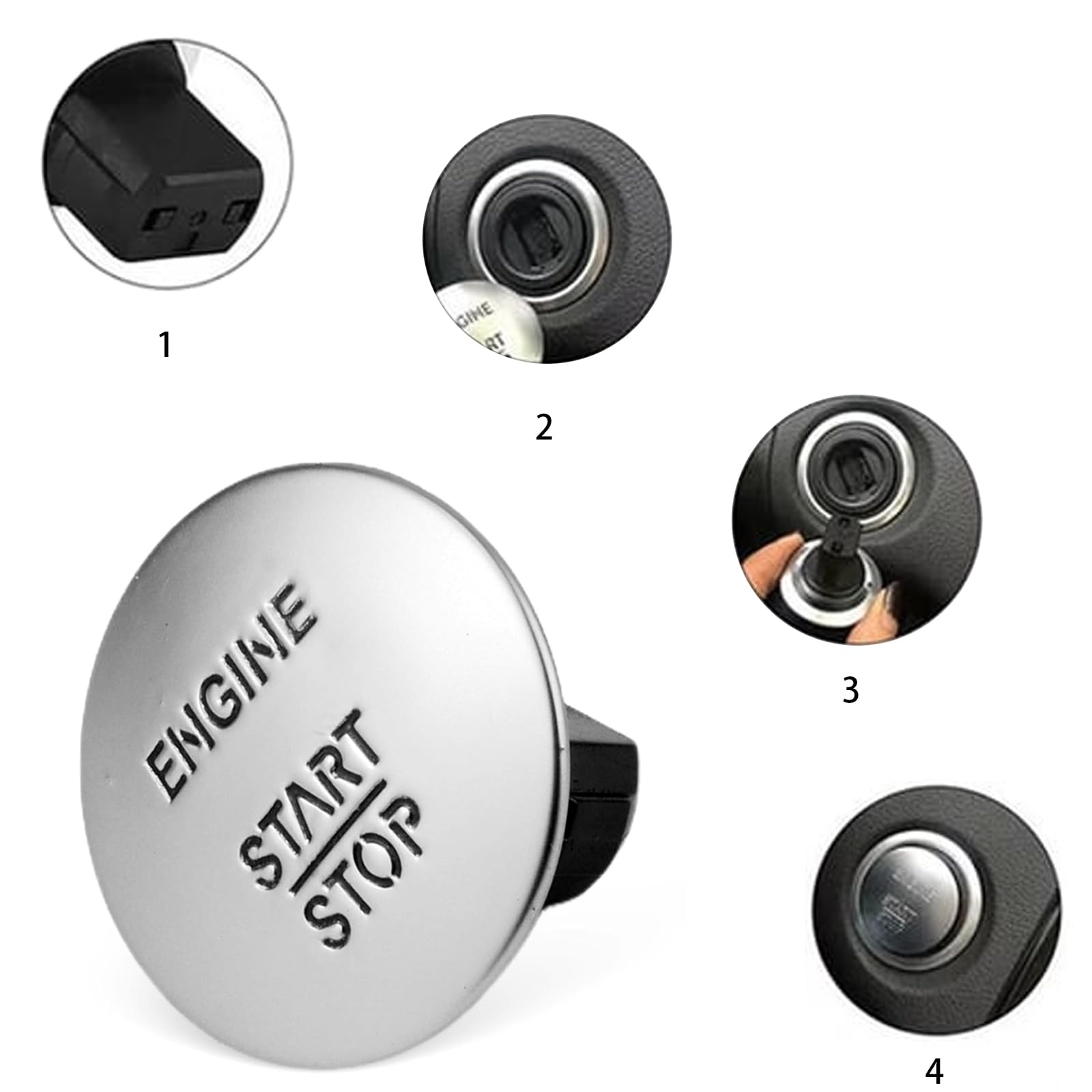 Amazon.co.jp: E-Vniko エンジンスタートストップボタンスイッチ