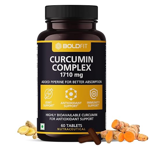 Buy Boldfit Curcumin Tablets 1710mg Curcumin Supplements Curcumin