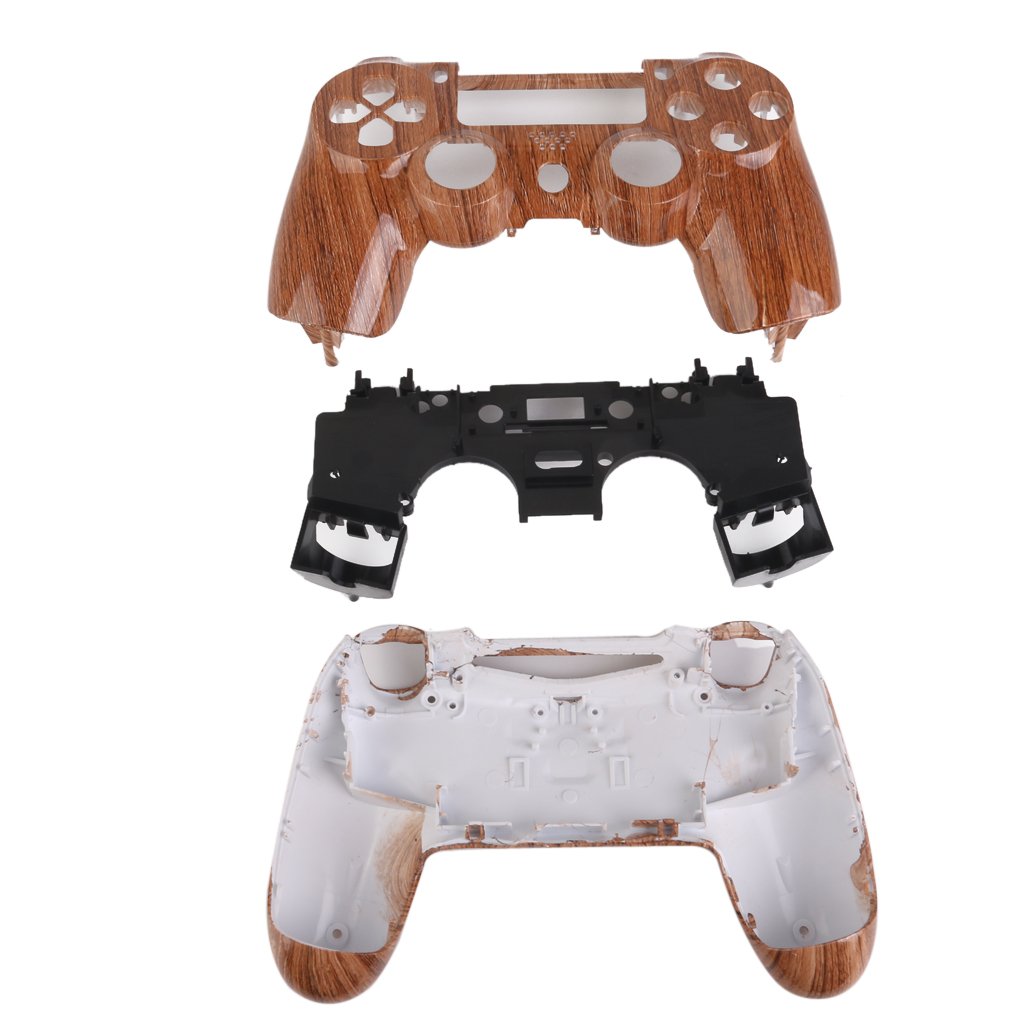 Controller Shell Housing Case Kit w/ Button for PlayStation4 PS4 Brown