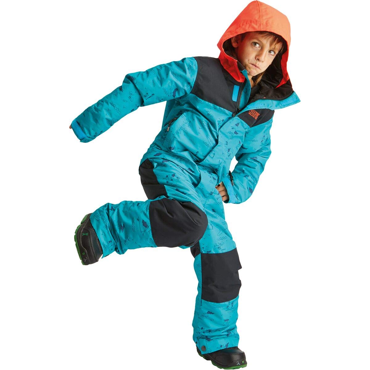 Amazon | エアブラスター キッズ FREEDOM SUIT TEAL BLACK Lサイズ