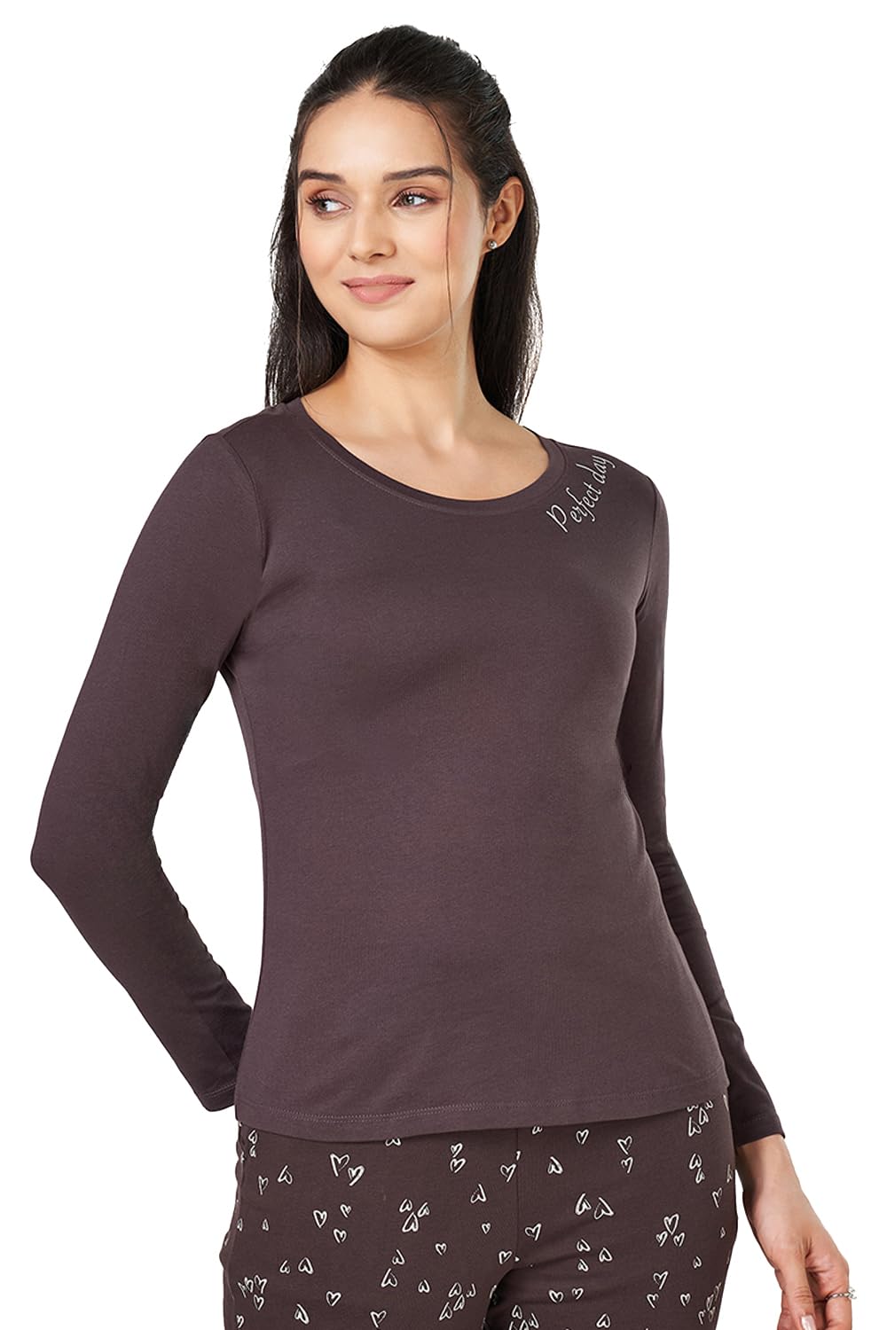 dreamz by pantaloons Women's Regular Fit Top (110157463010_Shale-picture-36
