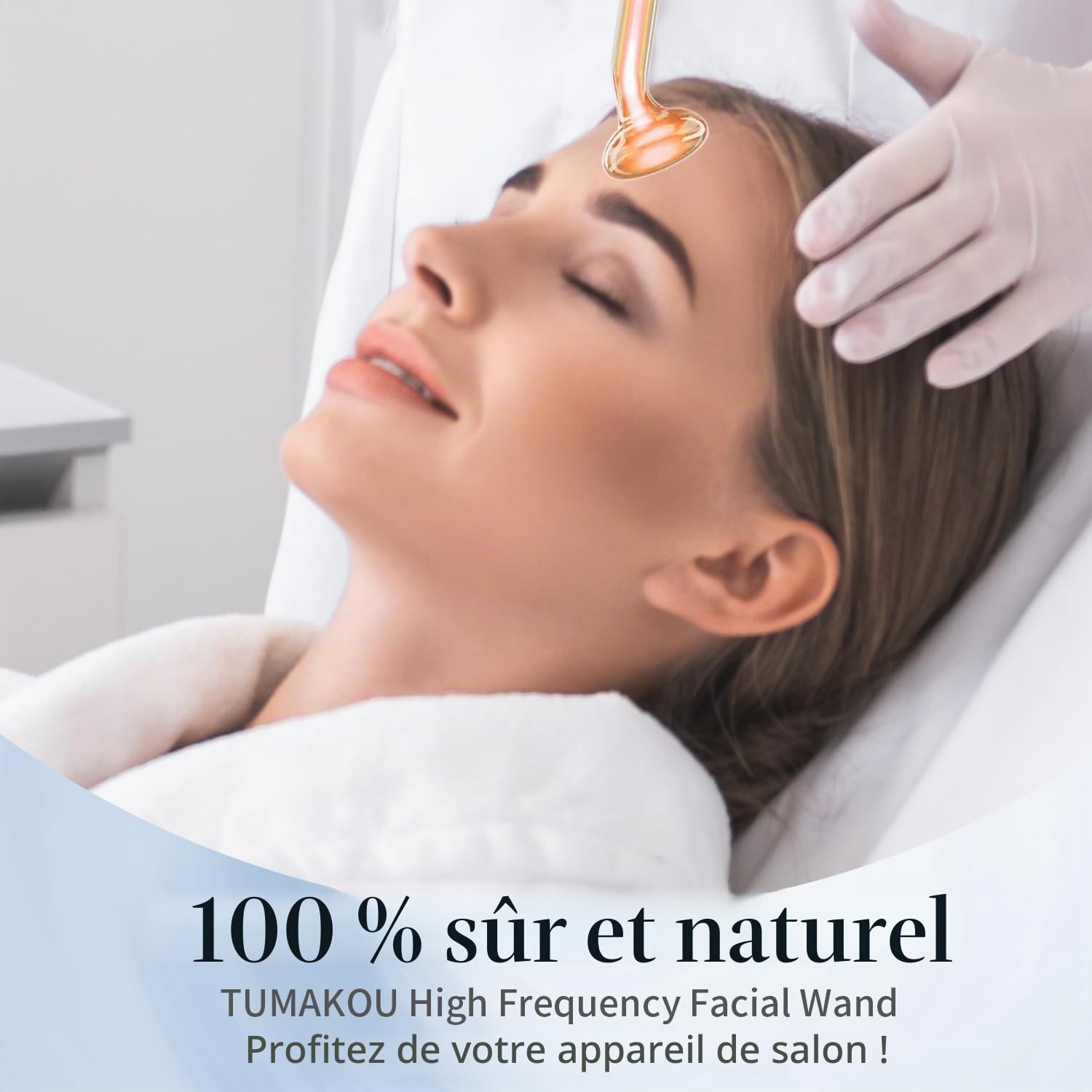 Appareil Haute Frequence Esthetique - TUMAKOU Appareil Visage Avec 4 Electrodes pour Soins pour le Visage - Pour l'acné, le Raffermissement et les Rides | Avec 4 Electrodes pour Soins pour le Visage - Pour l'acné, le Raffermissement et les Rides