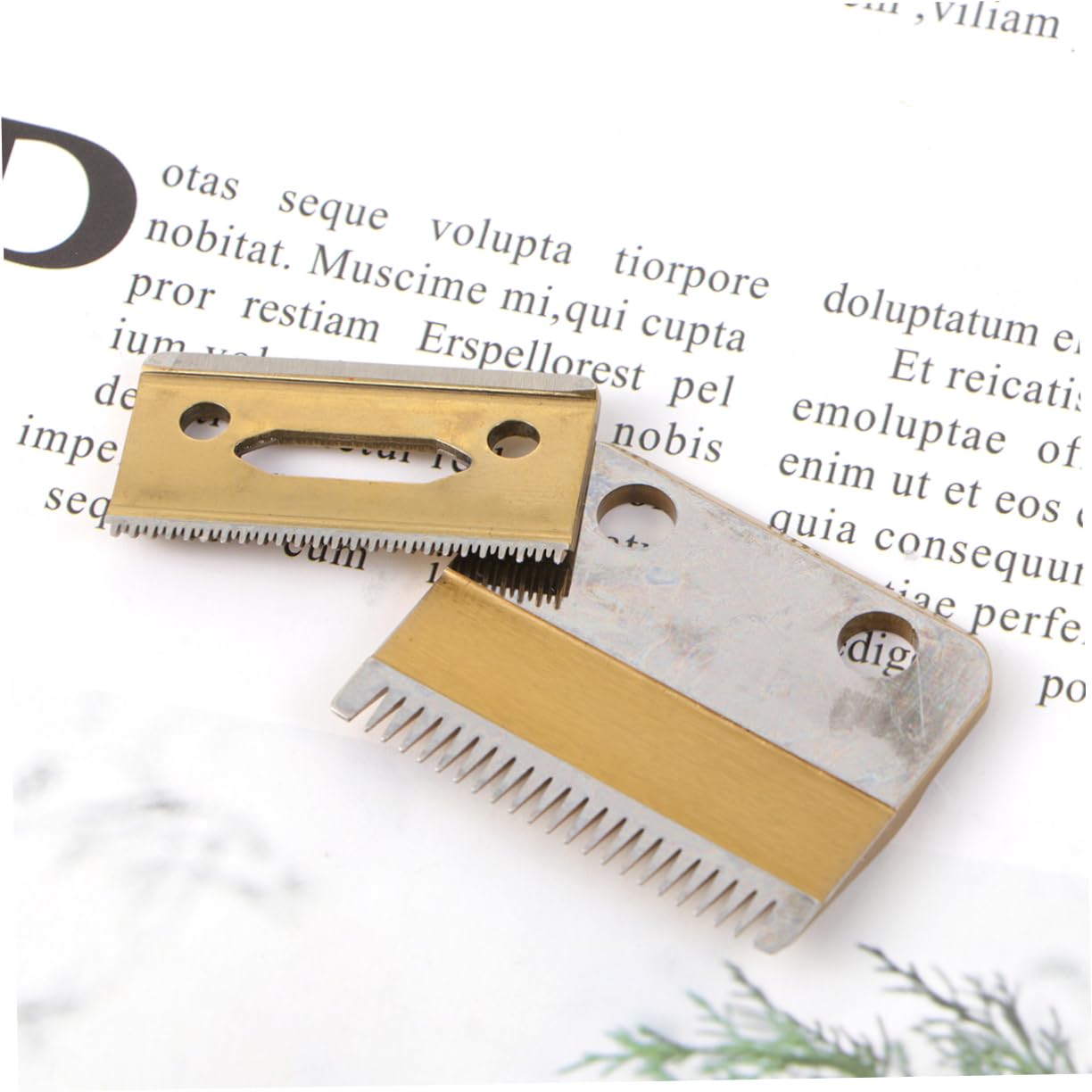 FOMIYES 3 Set Di Lame Di Ricambio Per Tagliacapelli Elettrici Ricaricabili Da Uomo Tagliacapelli Elettrico Di Ricambio Per Uomo 2 Pezzi * 3