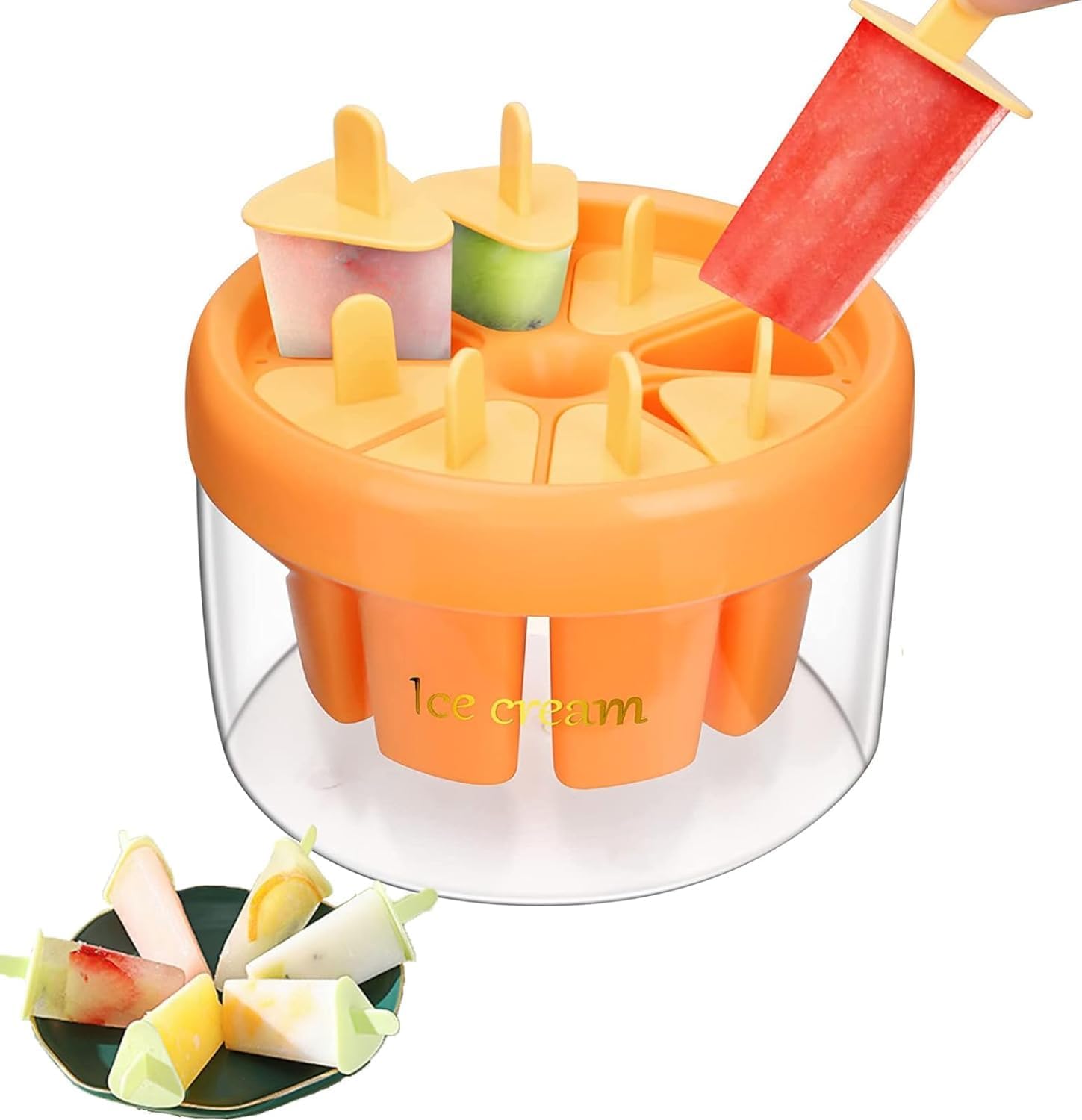 Reusable Ice Lolly Moulds - Popsicle & Kulfi Maker -5