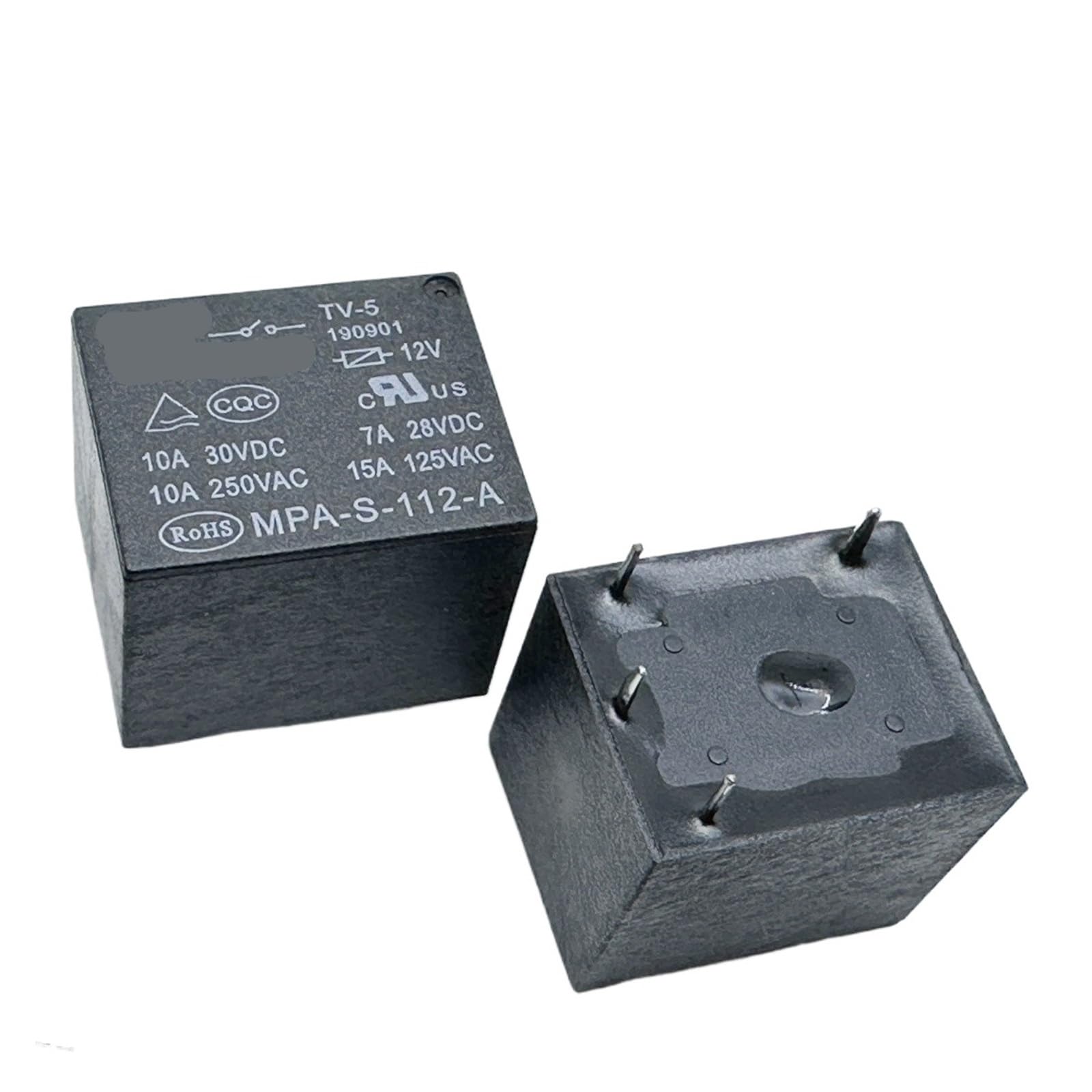 YZWRWRMKTB 1pc MPA-S-112-A 12V (T73A-12V/24V-10A) Relay 4pins