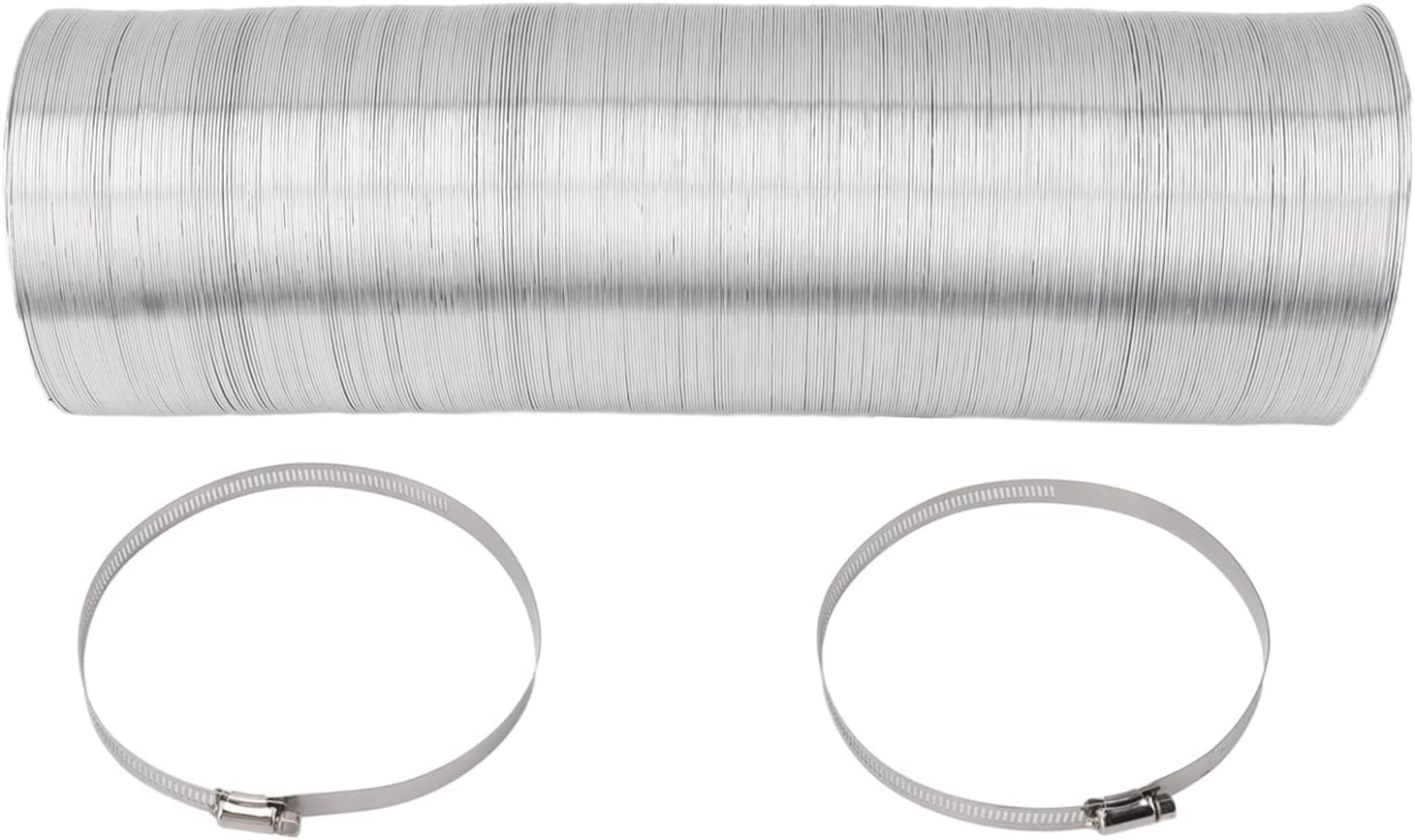 6in Flexible Ducting Hose 4 Layer Flexible Foil Ducting Dryer Air Vent Hose HVAC Ventilation (10m / 32.8ft)