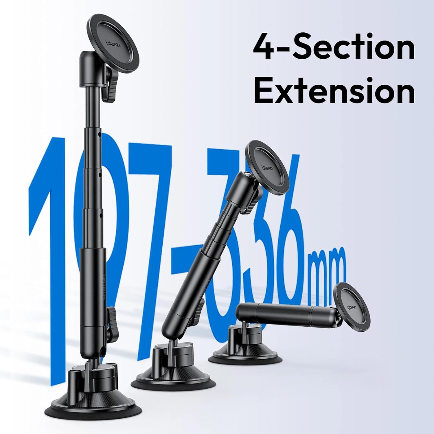 Ulanzi T117 ZJ06 Suction Cup Mount/iPhone MagSafe Telescopic Phone Stand Phone Case for iPhone 16 15 14 13 12