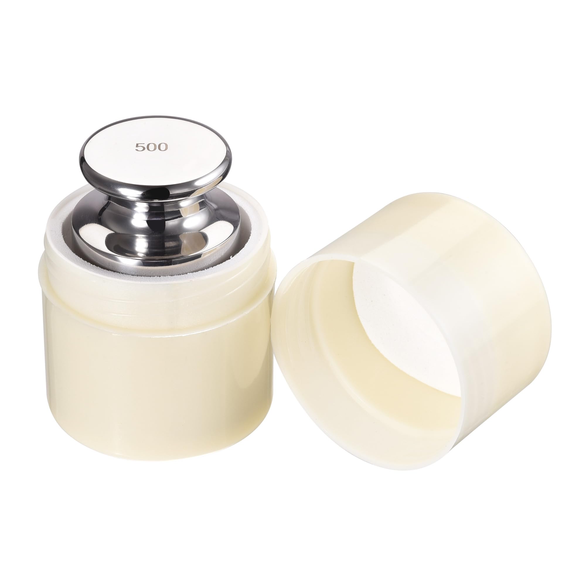 uxcell Peso de calibración de gramo 500g F1 acero inoxidable de precisión para balanzas digitales