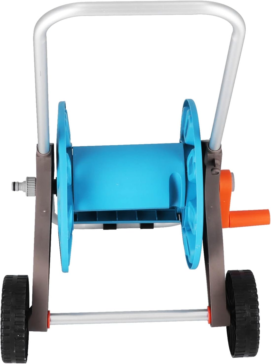 G1/2 Hose Reel Cart with Wheels Portable Garden Lawn Yard Water Pipe Winder Organizer for 35m Hose