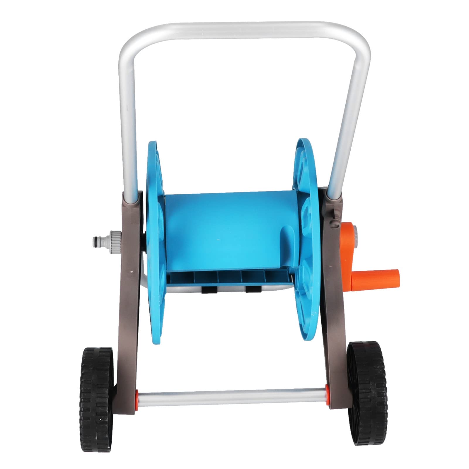 Carrete de Manguera de Jardín Portátil, Enrollador de Tubería de Agua Estable para Uso en Riego, Césped y Jardín, Material de Tubo de Aluminio ABS+PP+